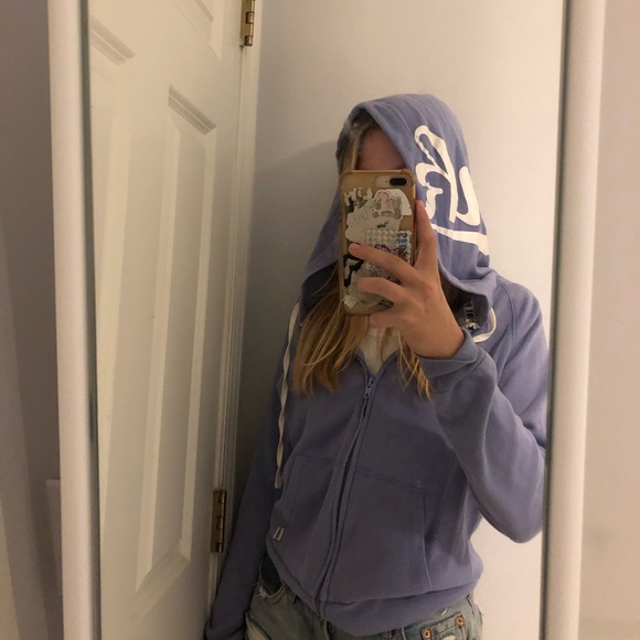 PINK lavender zip up hoodie! - Picture 2 of 2